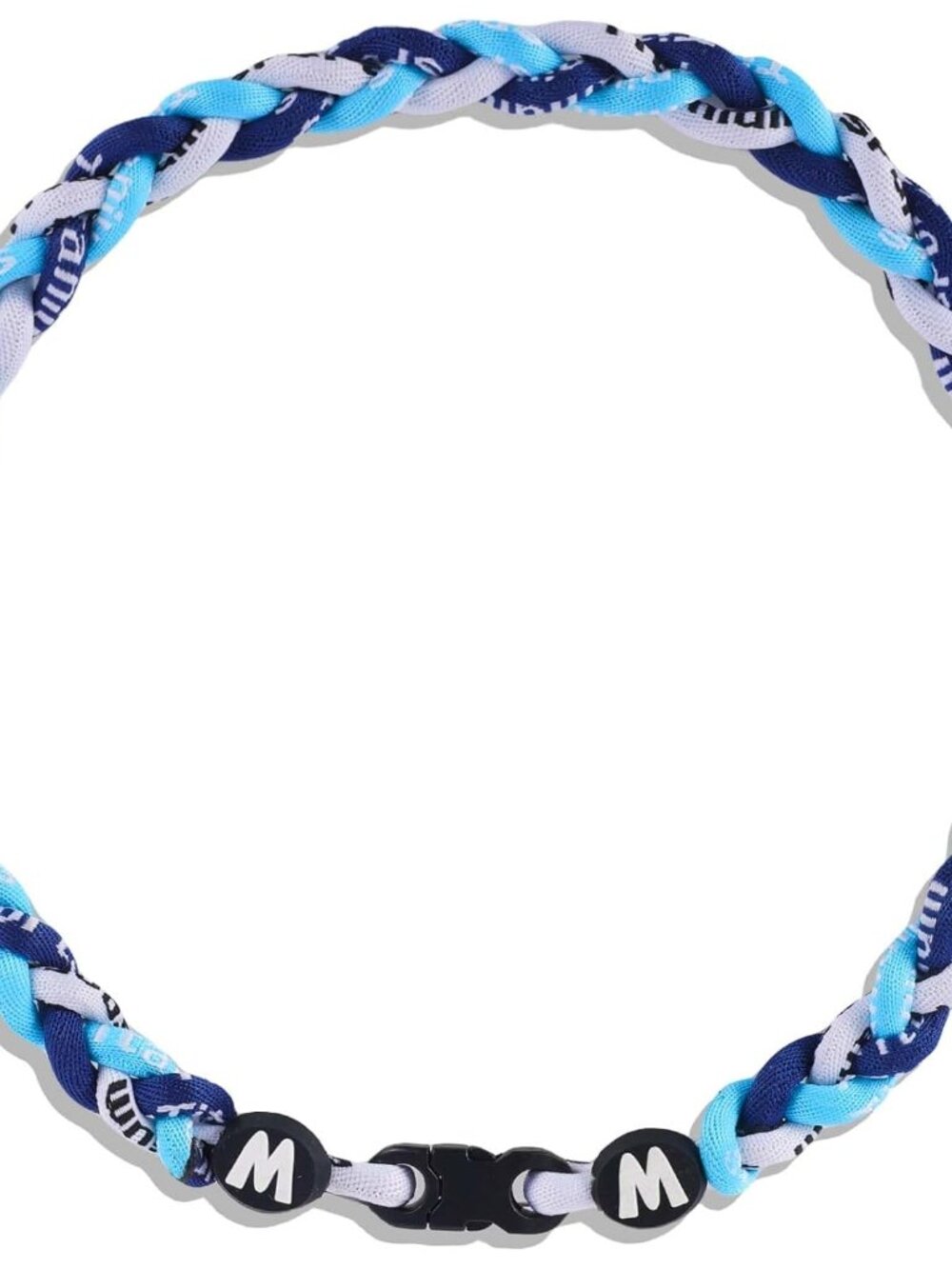 Premium 18inch Baseball Necklace w/Nylon Tri-Braided Rope Tornado Design